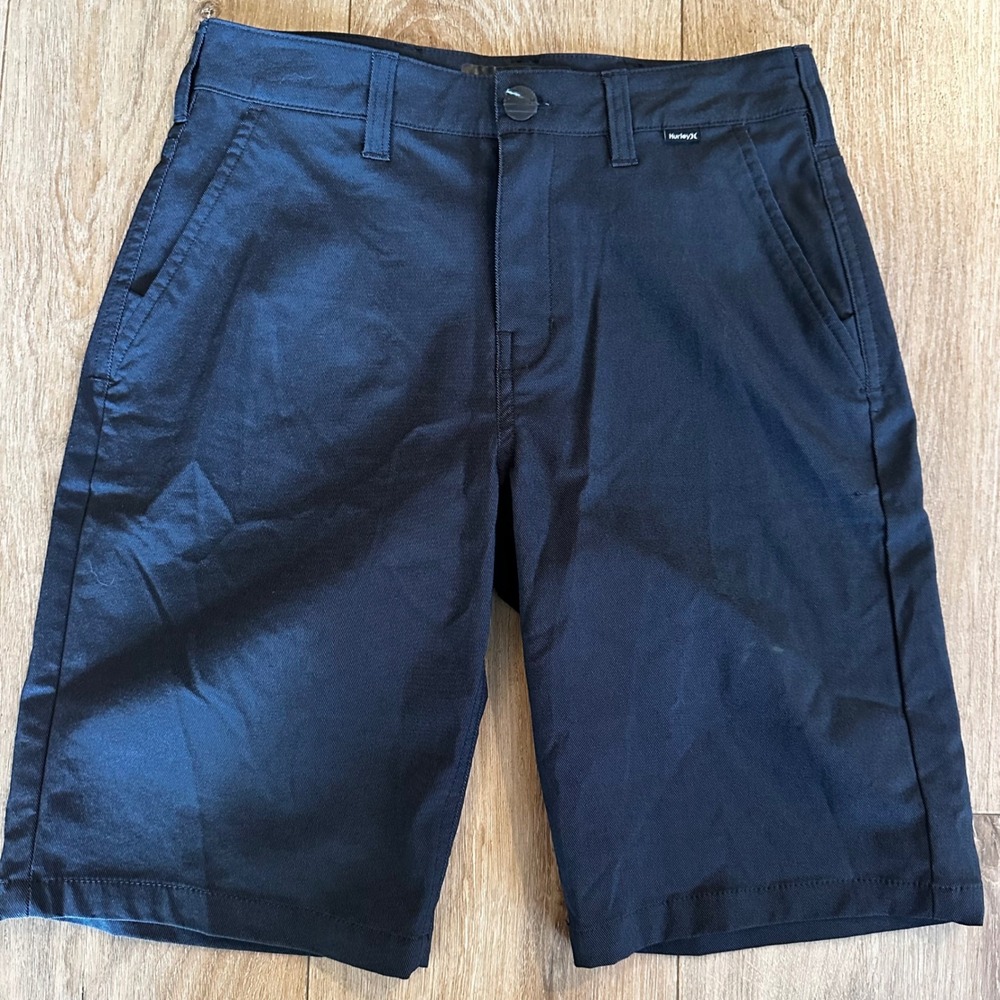 Hurley Boys Nike Dri-FIT Regular Fit Shorts Black Size 14 981307-023